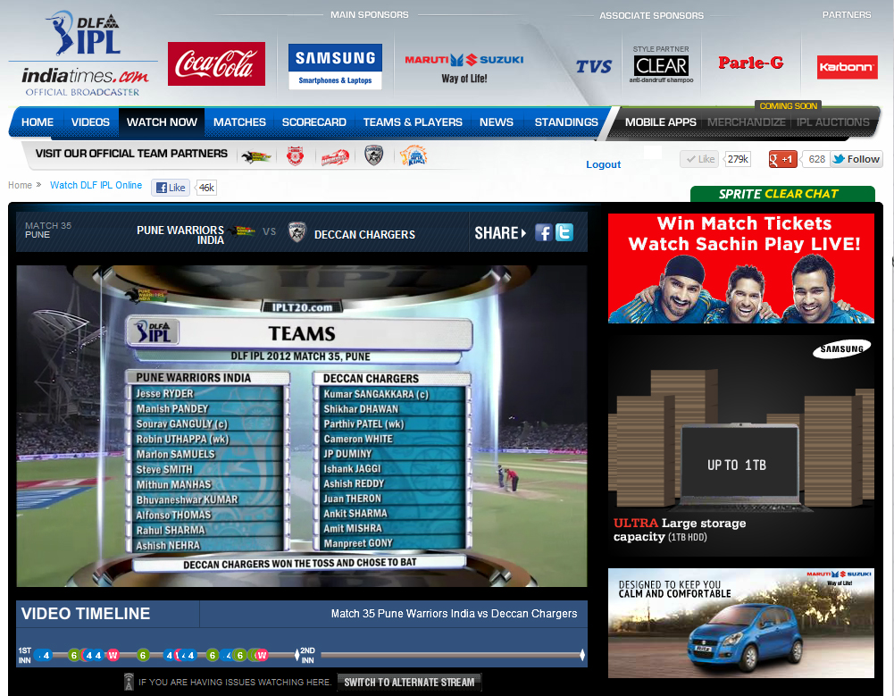 Ipl live hotsell streaming website