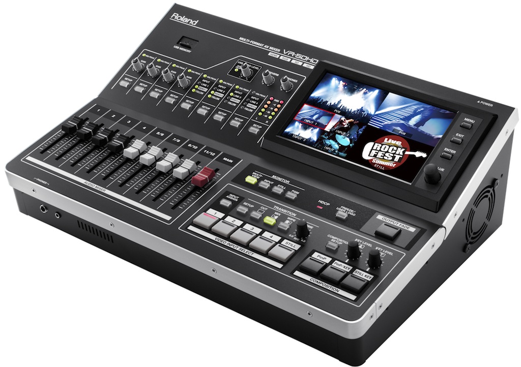 Roland presenta un mezclador audio/vídeo HD Multi-Formato con USB