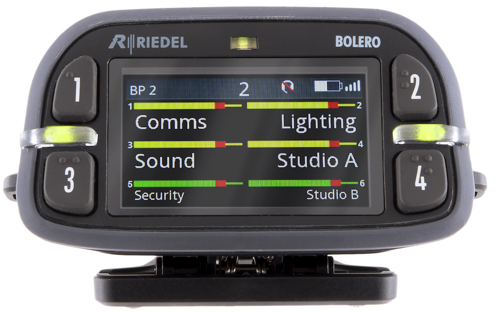 Riedel introduces Bolero, a nextgeneration integrated wireless