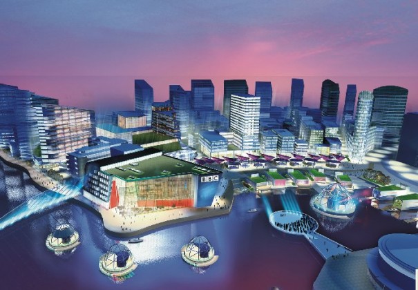 Proyecto de MediaCityUK en Manchester