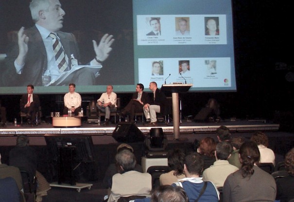 Mesa redonda durante las Jornadas de Broadcast'07