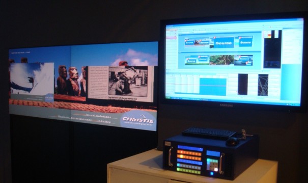 Entero LED en el stand de Charmex en Broadcast'09