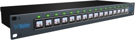 Wholer lanza un selector con 16 señales visualizadas en botones OLED