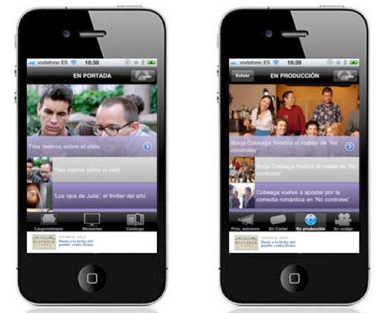 Antena 3 app para iPhone