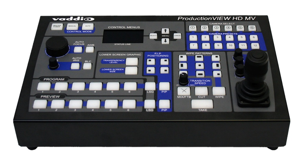 toxicidad Persona australiana poco claro Vaddio lanza la consola para control de cámaras PTZ ProductionView HD