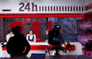 Estudio 24 Horas en TVE Torrespaña (Foto: A. Nevado)