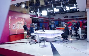 Estudio 24 Horas en TVE Torrespaña (Foto: A. Nevado)