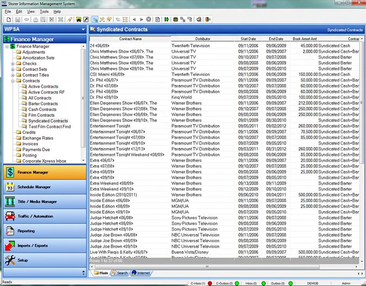 Tv gestionará sus derechos y programación con SIMS de StorerTv