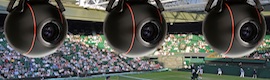 Las cámaras remotas Q-Ball siguen a los comentaristas en Wimbledon