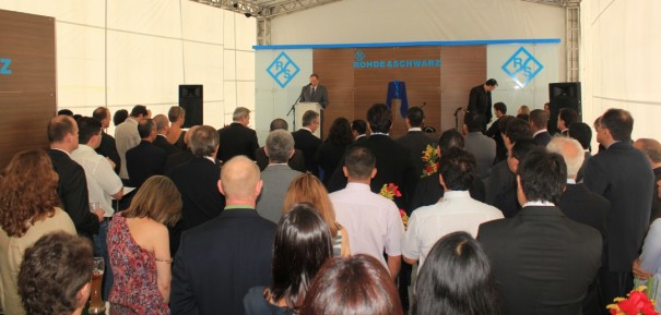 Inauguración de la factoría de Rohde&Schwarz en Brasil