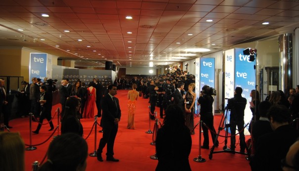 Alfombra roja en los Goyas 2013