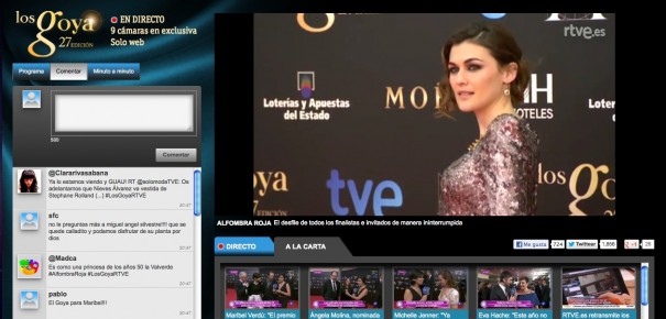 Streaming Goyas 2013  TVE