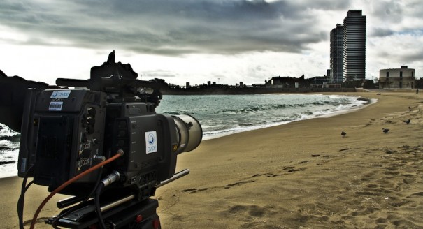 Pruebas en 4K de TVE en Barcelona (Foto: Ovide)