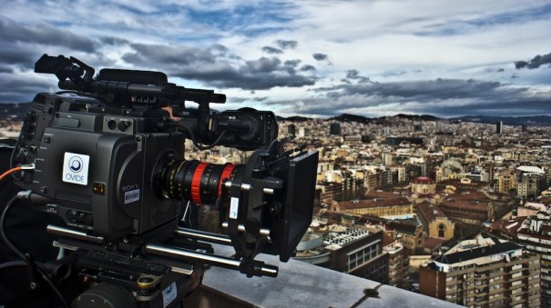 Pruebas en 4K de TVE en Barcelona (Foto: Ovide)