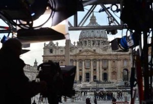 Broadcasters en el Vaticano 