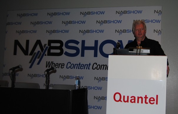 Ray Cross, CEO de Quantel, en NAB 2013