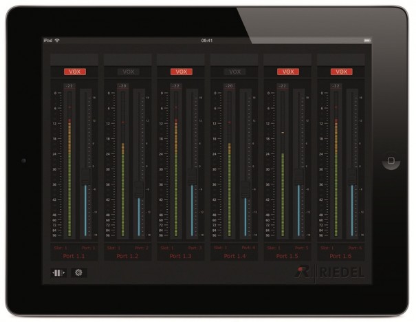 Riedel iPad Level Meter