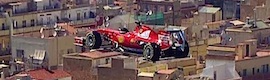 Media Sports Marketing “vuela” un monoplaza Ferrari sobre Barcelona para un spot
