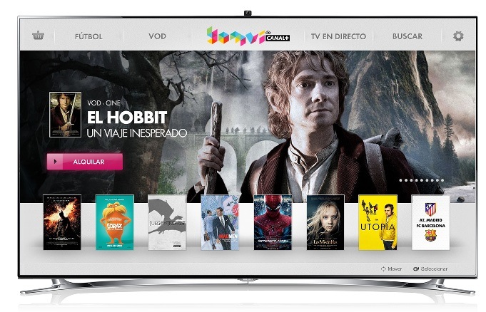 Yomvi, ahora Samsung Smart Tv