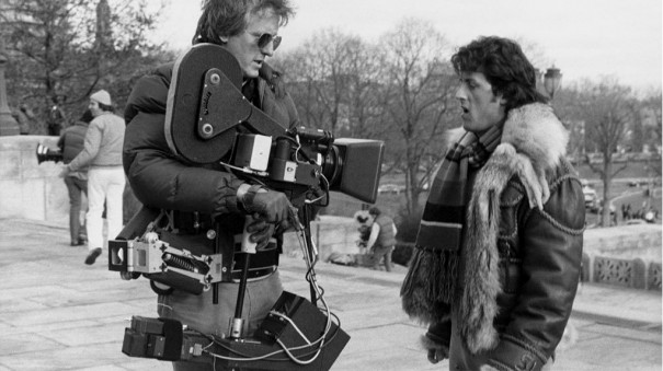 Rodaje de 'Rocky' con Steadicam (Foto: Garrett Brown)