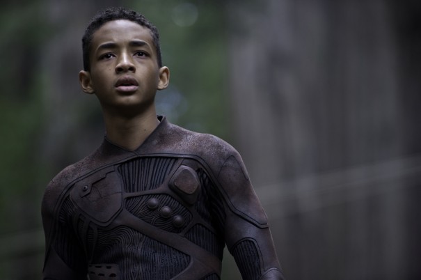 Jaden Smith en el set de rodaje de 'After Earth' (Foto: Columbia Pictures).