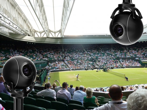Camera Corps Q-Ball en Wimbledon
