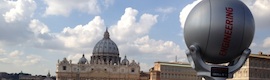 La RAI «vigila» al Vaticano con una Q-Ball de Camera Corps