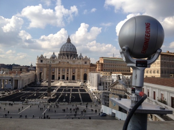 Q-Ball de Camera Corps en el Vatican