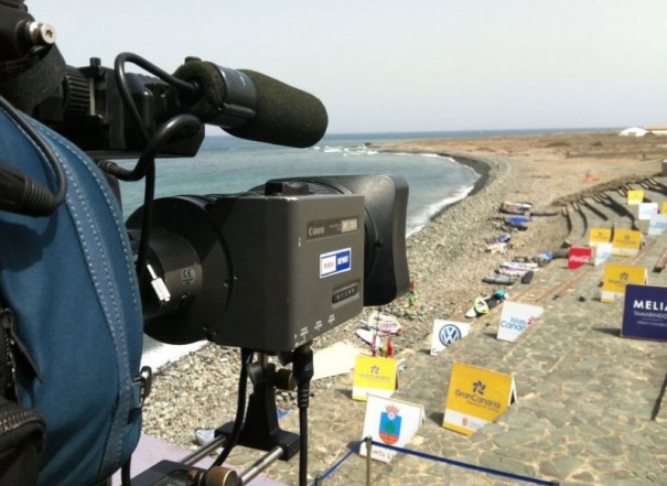 Mediareport, en colaboración con Kimedia, ha trabajado en la producción del Gran Canaria Wind and Waves Festival 2013 (Foto: Mediapro)