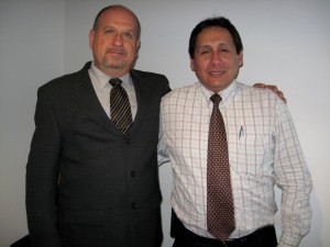Pedro Mees (Sales Manager Latin America JVC) y Jose Ramirez (Gerente de División de Video Profesional Softmark)