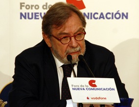 Juan Luis Cebrián (Foto: Foro de la Nueva Comunicación)