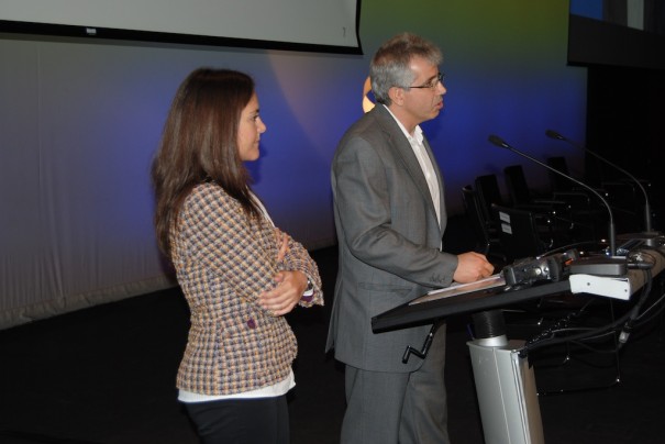 Damián Ruiz y Conchi García Pardo en Broadcast IT Experience