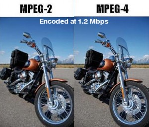 MPEG2 vs MPEG4