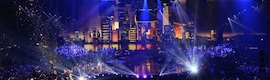 Gran despliegue de escenografía basada en vídeo e iluminación en la gala MTV EMA 2013