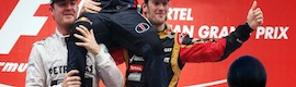 The Q-Balls capture Vettel's emotion at the United States Grand Prix