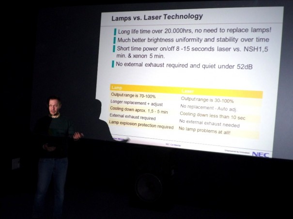 Proyecson dévoile le nouveau projecteur laser NEC DCI NC 1100L