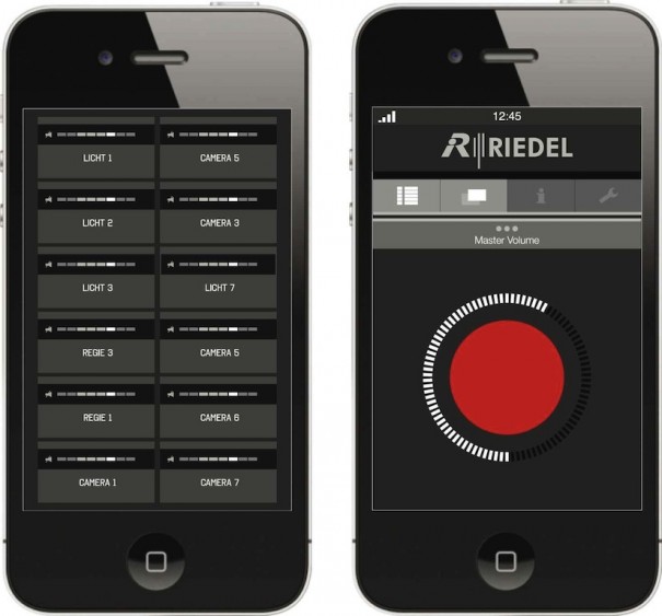 App para Riedel Artist