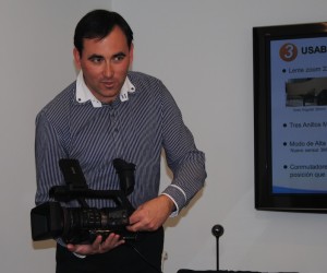 Jaume Miró muestra la Panasonic-PX270