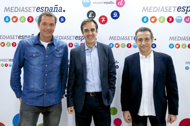 JJ Santos, Manuel Carreño y Juan Pedro Valentin en la presentación de SuperSport (Foto: Juan Naharro Gimenez)