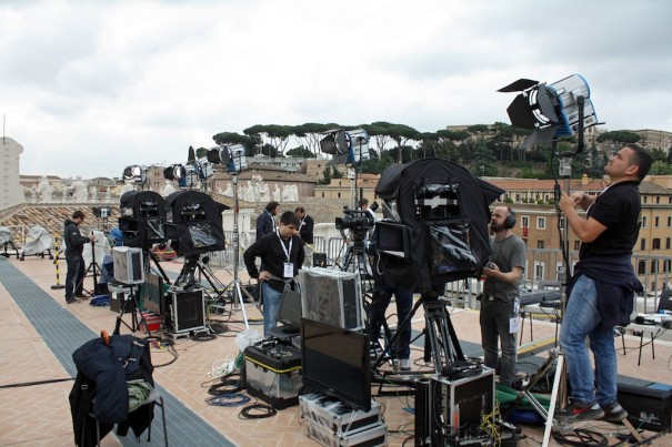 Globecast en el Vaticano