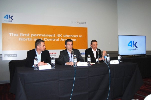 Presentación de Hispasat 4K en NAB 2014