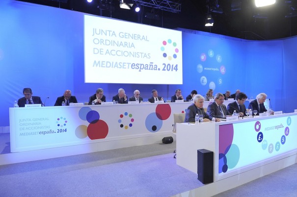 Junta General de Accionistas Mediaset 2014 (Foto: Carlos Serrano / Mediaset)