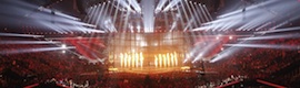 Eurovision 2014: a display of light, projection, sound and pyrotechnics