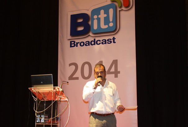 Javier Moreno, director comercial de AEQ en BIT Broadcast 2014