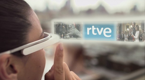 TVE en Google Glass (montaje)