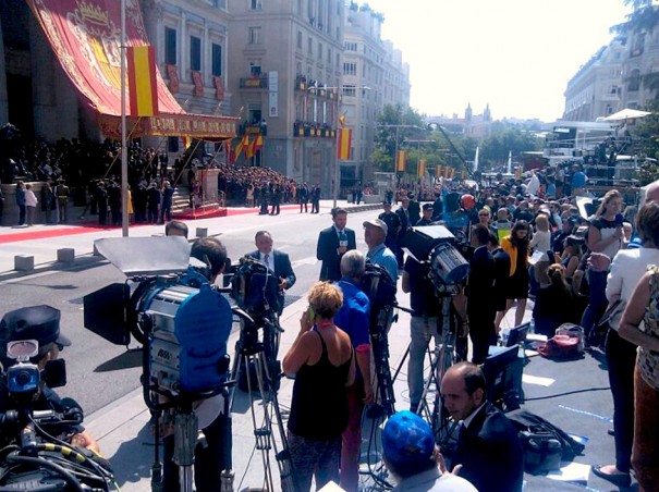 Cobertura de Overon en la proclamación de Felipe VI