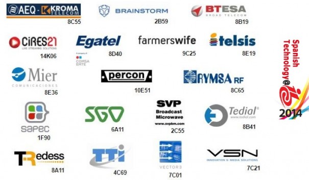 Participación española en IBC 2014 (Fuente: AMETIC)