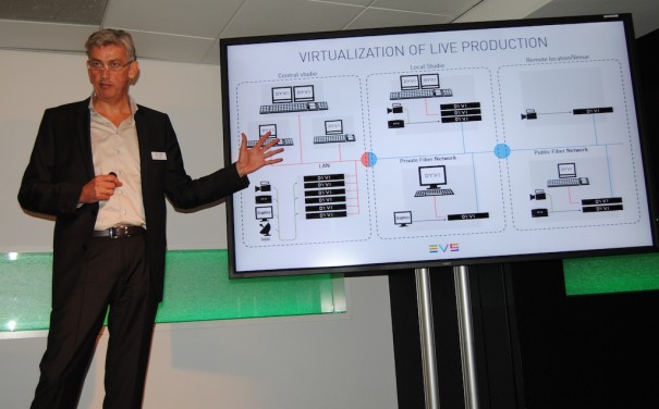 Joop Janssen, CEO de EVS, en IBC 2014