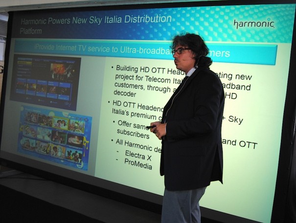 Sky Italia con Harmonic en IBC 2014