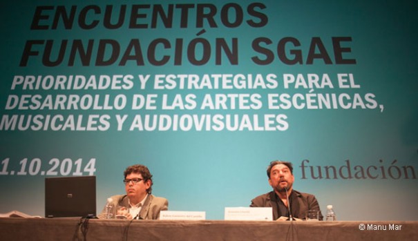 Rubén Gutiérrez, director de I+D  y Antonio Onetti, presidente de la Fundación SGAE  (Foto: SGAE)